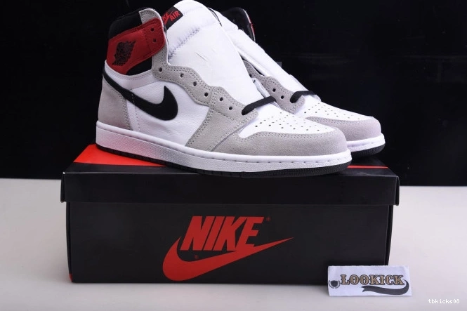 Rep TBkick Jordan Light High OG Air 1 Smoke 555088-126 Grey 0704
